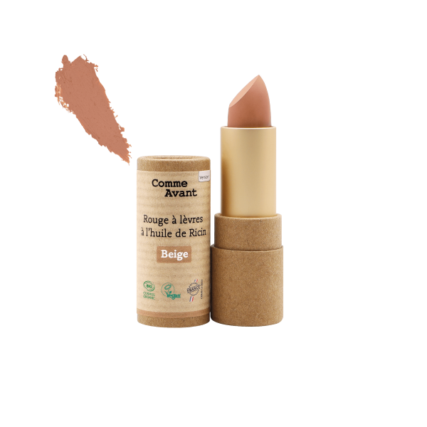 Rouge à lèvres à l'huile de ricin (beige) - 1