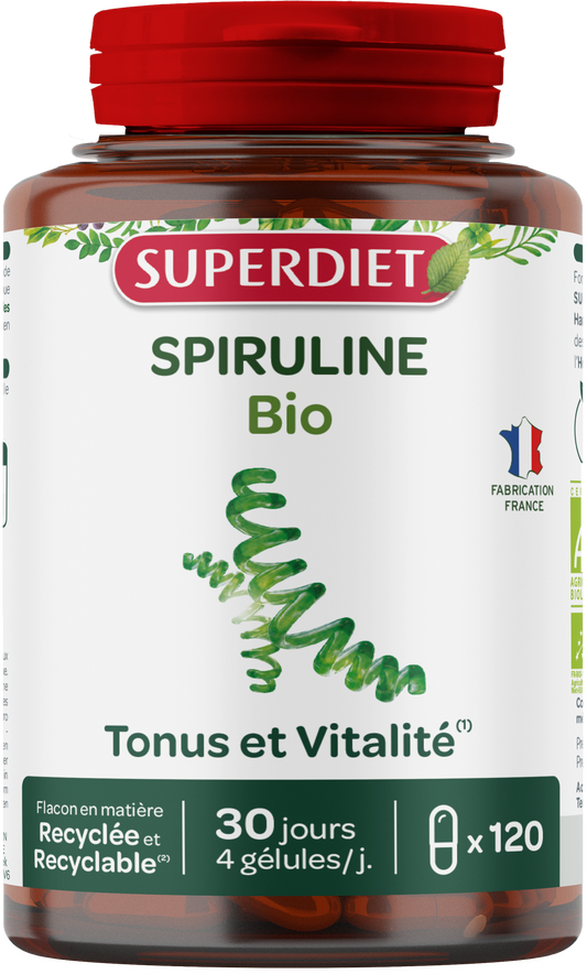 Spiruline bio (immunité, minceur, récupération sportive) - 1